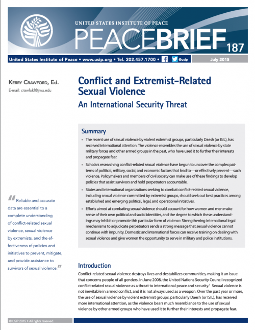 Missing Peace Young Scholars Publications WIIS Women In 